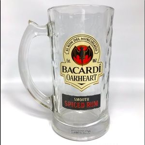 One (1) Vintage Bacardi Oakheart Beer Stein/Mug